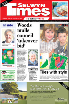 Selwyn Times - July 13th 2010