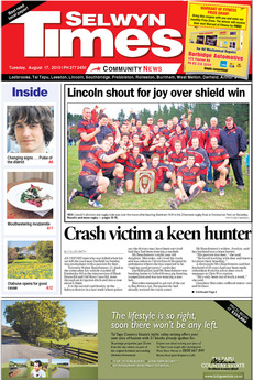 Selwyn Times - August 17th 2010