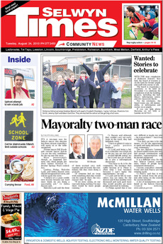 Selwyn Times - August 24th 2010