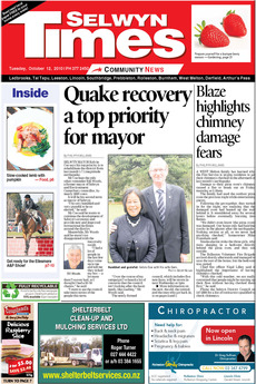 Selwyn Times - October 12th 2010
