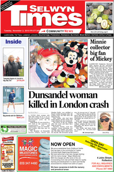 Selwyn Times - November 2nd 2010