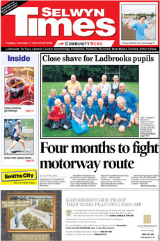 Selwyn Times - December 7th 2010