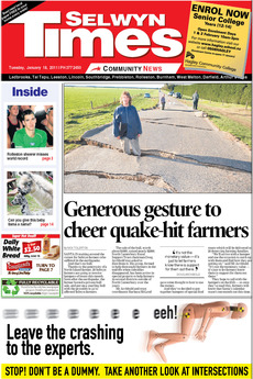Selwyn Times - January 18th 2011