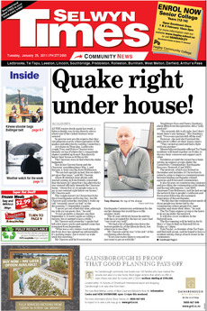Selwyn Times - January 25th 2011
