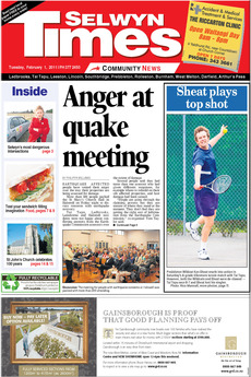 Selwyn Times - February 1st 2011