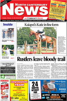 North Canterbury News - February 15th 2011