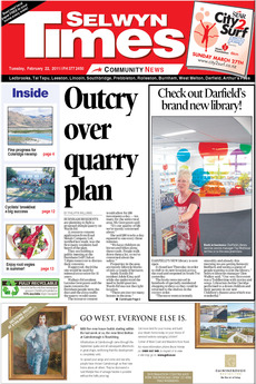 Selwyn Times - February 22nd 2011