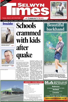 Selwyn Times - March 8th 2011