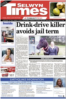 Selwyn Times - March 15th 2011