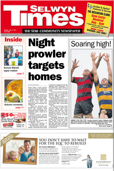 Selwyn Times - April 19th 2011