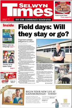Selwyn Times - May 3rd 2011