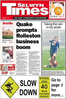 Selwyn Times - May 10th 2011