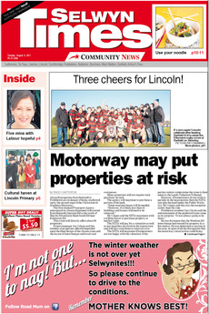 Selwyn Times - August 9th 2011