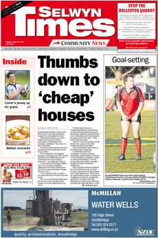 Selwyn Times - August 23rd 2011