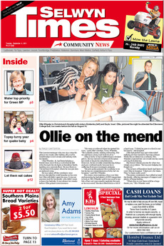 Selwyn Times - September 6th 2011