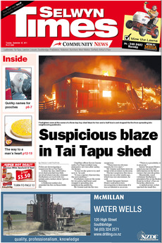 Selwyn Times - September 20th 2011