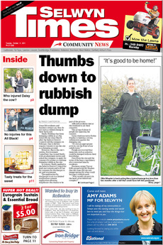 Selwyn Times - October 11th 2011