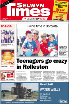 Selwyn Times - November 8th 2011