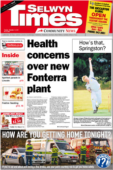 Selwyn Times - December 13th 2011