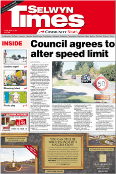 Selwyn Times - March 27th 2012