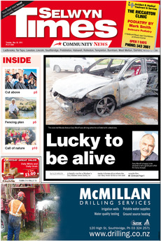 Selwyn Times - May 22nd 2012