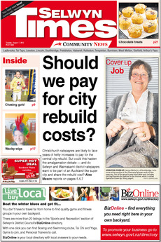 Selwyn Times - August 7th 2012