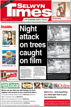 Selwyn Times - September 4th 2012