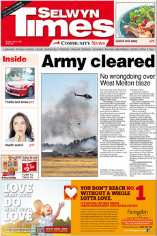 Selwyn Times - April 9th 2013