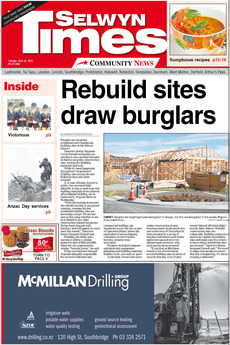 Selwyn Times - April 23rd 2013