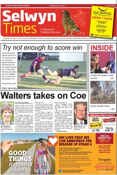 Selwyn Times - July 9th 2013