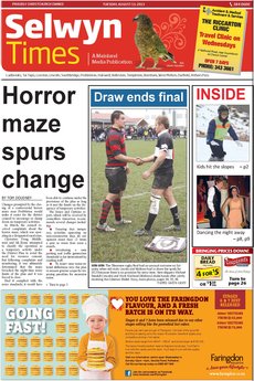 Selwyn Times - August 13th 2013