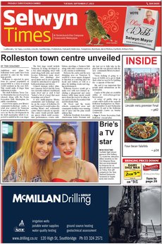 Selwyn Times - September 17th 2013