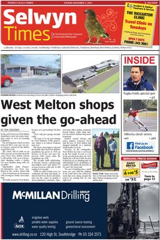 Selwyn Times - November 5th 2013