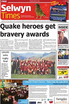 Selwyn Times - June 24th 2014