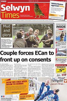 Selwyn Times - July 22nd 2014