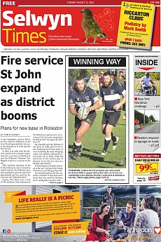 Selwyn Times - August 12th 2014