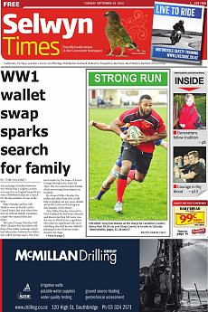 Selwyn Times - September 16th 2014