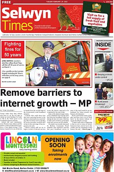 Selwyn Times - February 24th 2015
