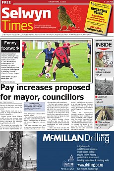 Selwyn Times - April 21st 2015