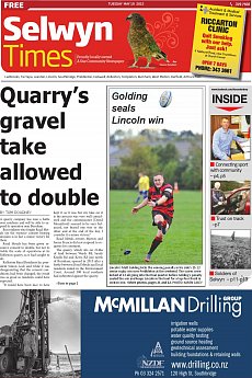 Selwyn Times - May 19th 2015